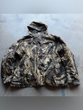 Columbia Jacket Camo Silent Shell Fleece Timberwolf Lined Hunting